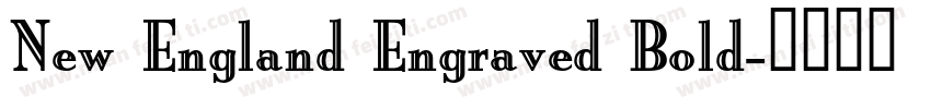 New England Engraved Bold字体转换